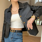 Rebelia Leather Jacket – Tailored Fit for Day & Night Wear