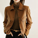Rebelia Leather Jacket – Tailored Fit for Day & Night Wear