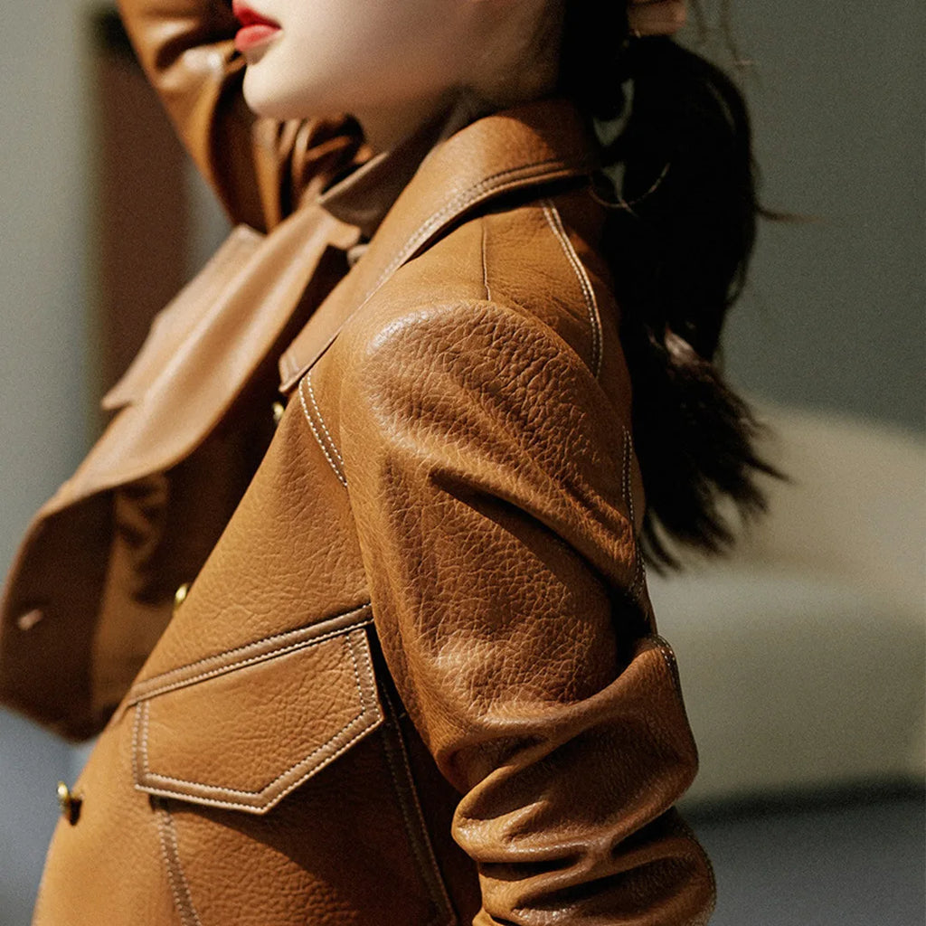 Rebelia Leather Jacket – Tailored Fit for Day & Night Wear