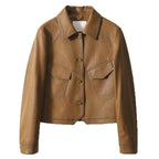 Women's Tailored Leather Jacket for Day and Night Wear-Trendy 4 Us